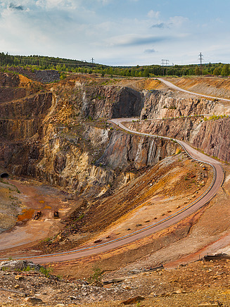 Mining Area of the Great Copper Mountain in Falun