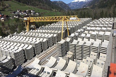 Prefabricated concrete components