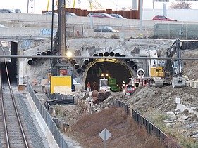 Rail Tunnels Beneath Highway 401 