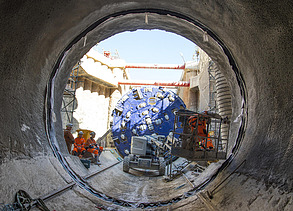 37 km underground conveyor belt system