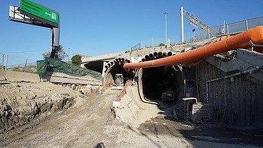 Rail Tunnels Beneath Highway 401 