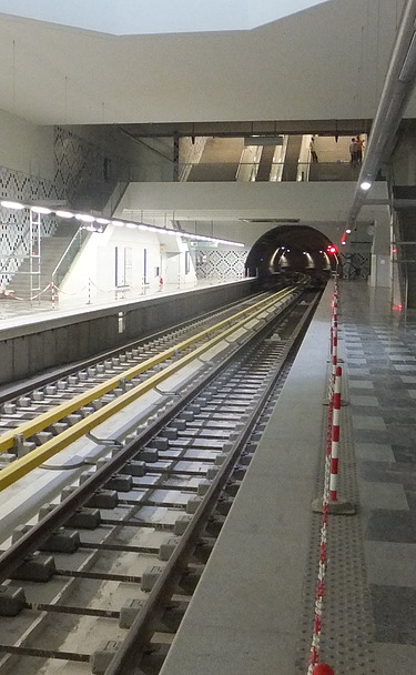 tunnel for a metro line