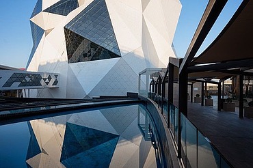 the highest building on YAS