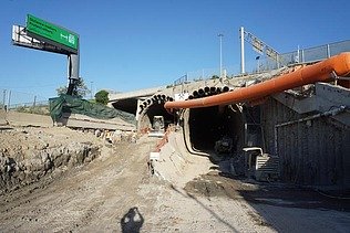 Rail Tunnels Beneath Highway 401 