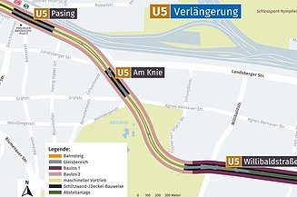 Verlängerung U-Bahn-Linie 5-West von Laim nach Pasinng Verlängerung U-Bahn-Linie 5-West von Laim nach Pasinng