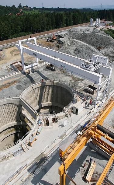 The Koralmtunnel is the centrepiece of the new rail link The Koralmtunnel is the centrepiece of the new rail link