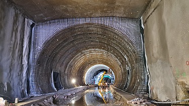 entrance from the gallery into the tunnel – reinforcement of the front wall
