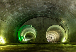 The Brenner Base Tunnel (BBT) connects Austria and Italy.