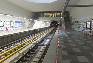 Tunnel für eine U-Bahn Linie